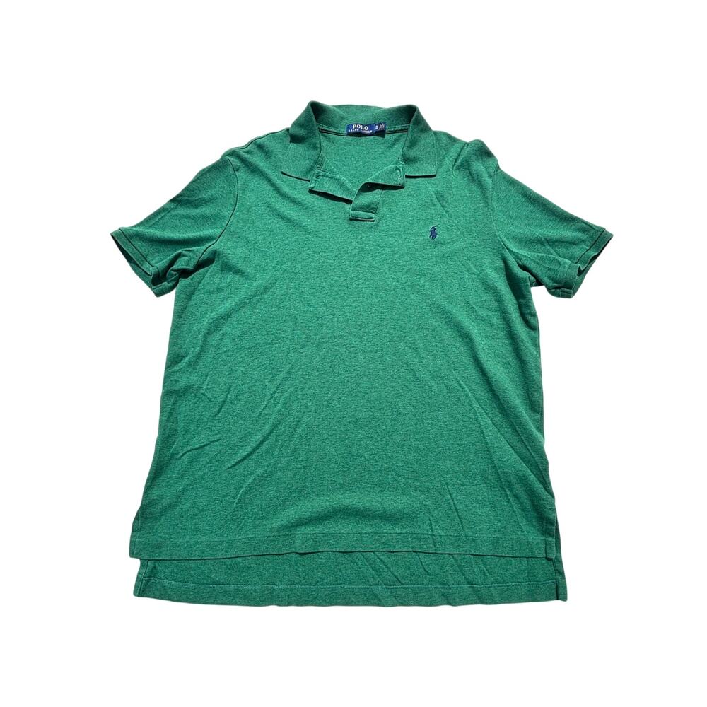 Polo Ralph Lauren Green Cotton Knit Short Sleeve Polo XL